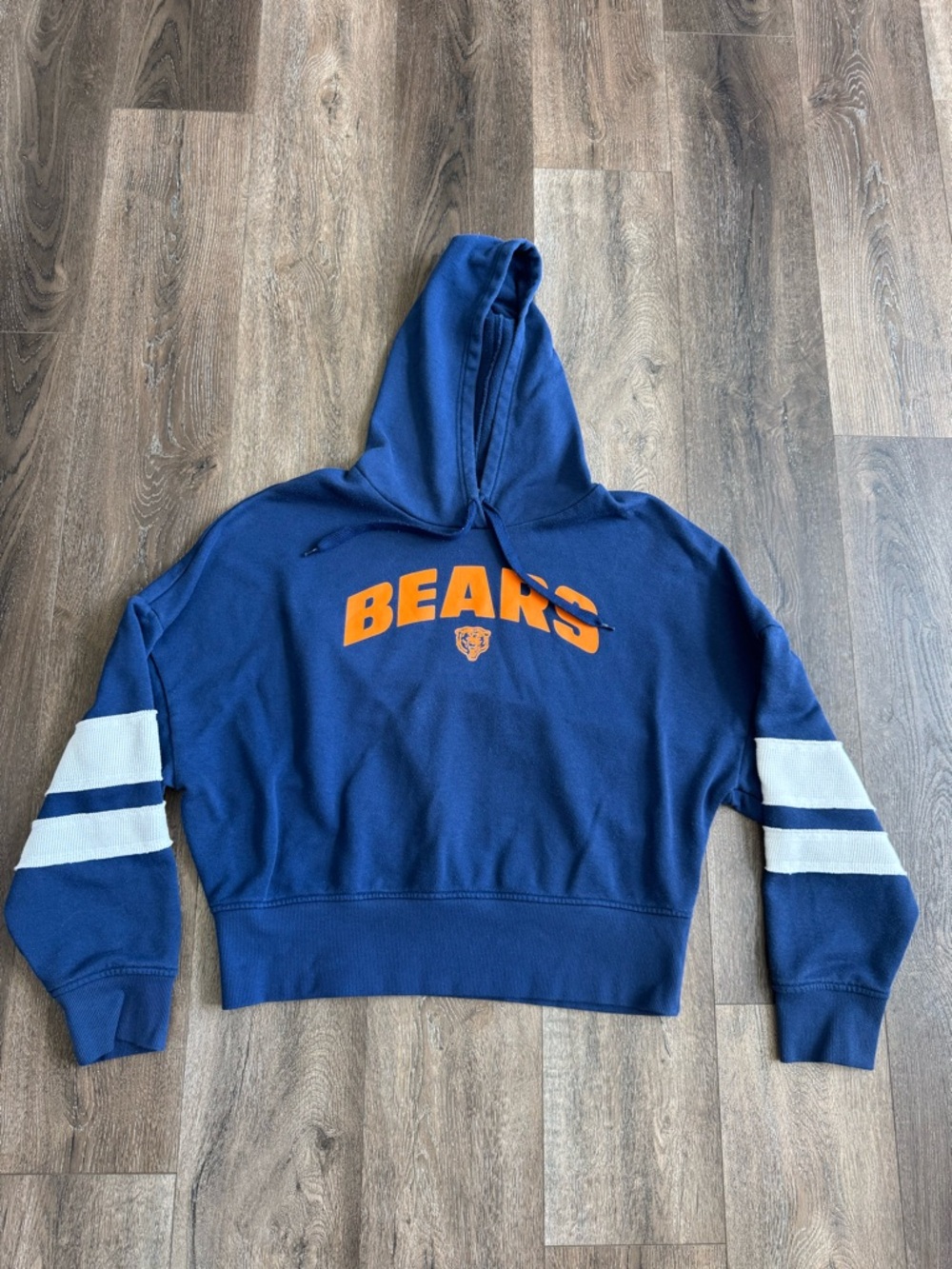 Chicago Bears Junk Food Clothing Navy Pullover Hoodie  Women’s size XXL